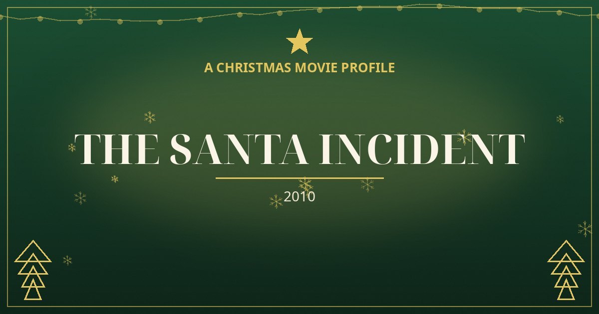 The Santa Incident — original designed title card art