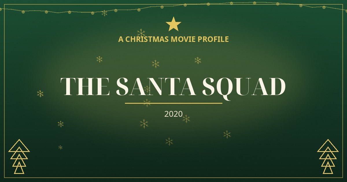 The Santa Squad — original designed title card art