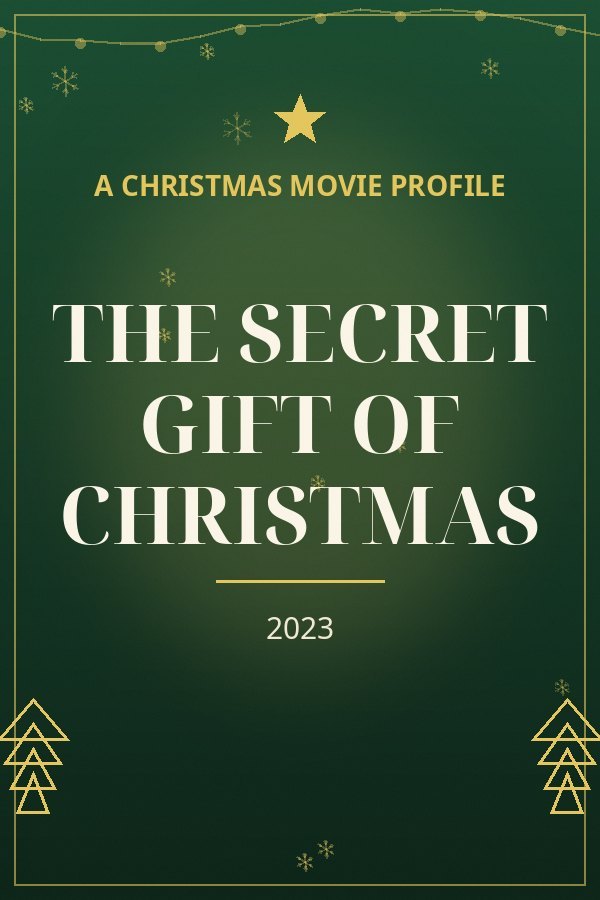 The Secret Gift of Christmas — designed title card art
