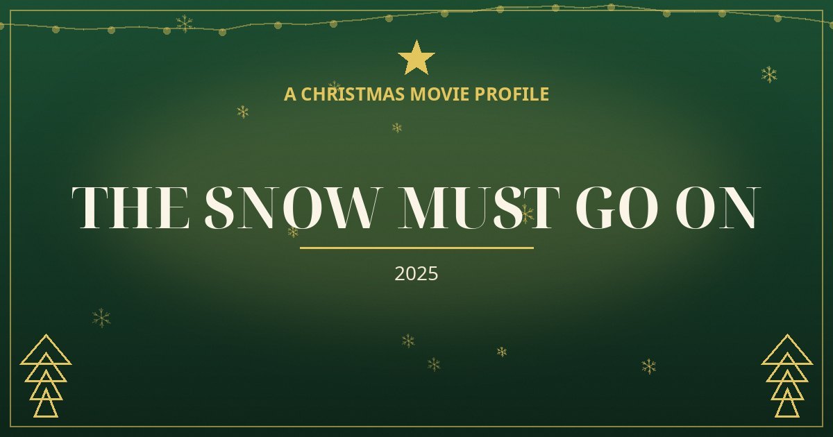 The Snow Must Go On — original designed title card art