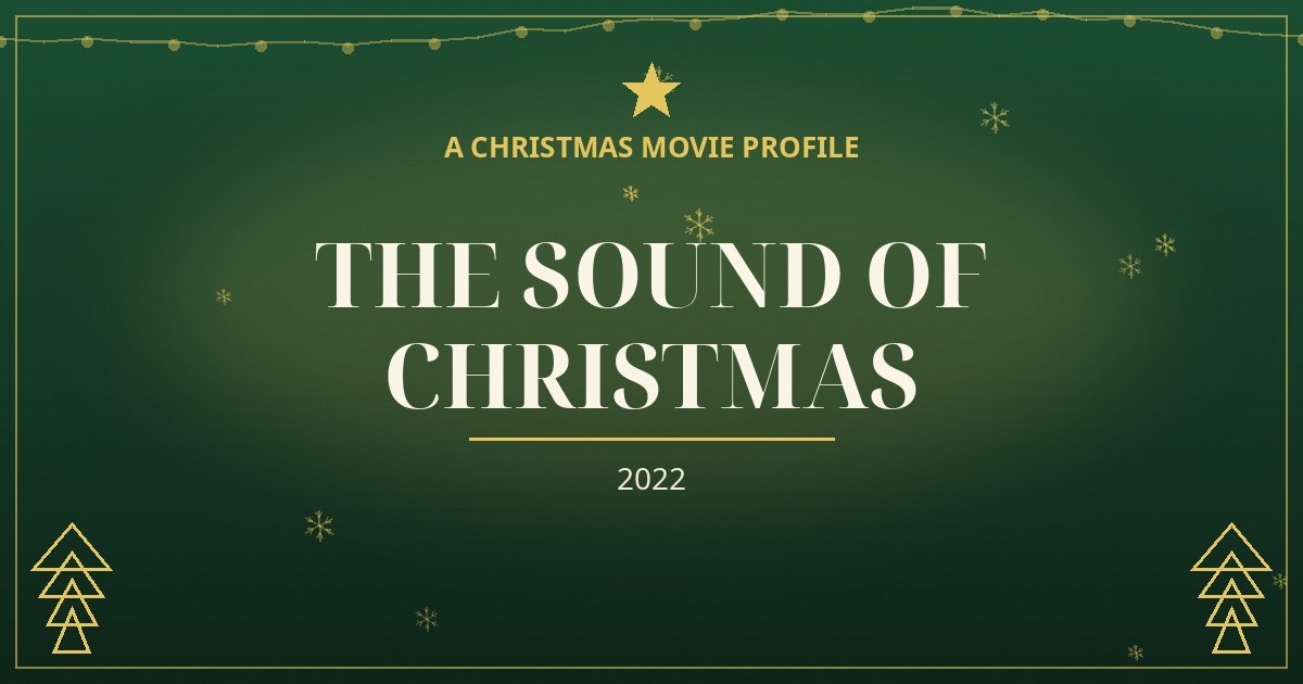 The Sound of Christmas — original designed title card art