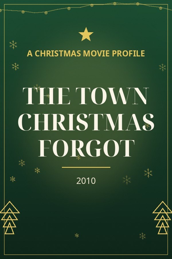 The Town Christmas Forgot — designed title card art