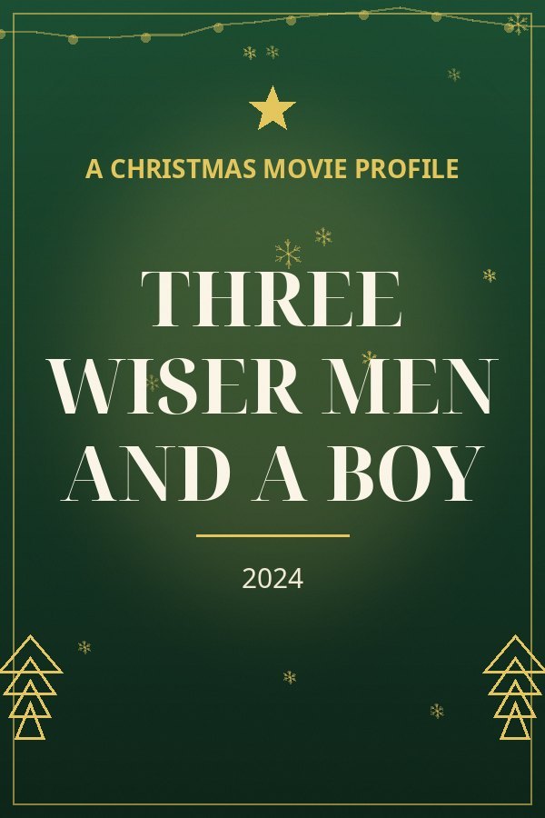 Three Wiser Men and a Boy — designed title card art
