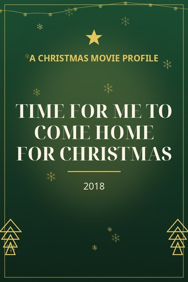 Time for Me to Come Home for Christmas — designed title card art