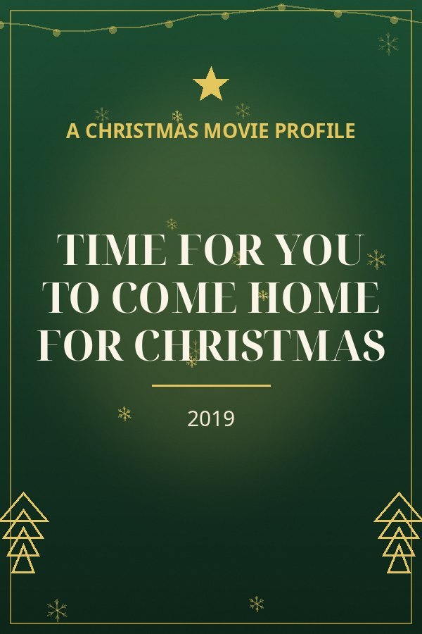 Time for You to Come Home for Christmas — designed title card art