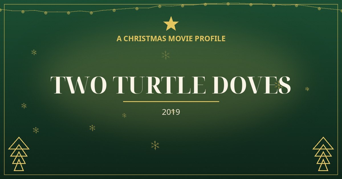 Two Turtle Doves — original designed title card art