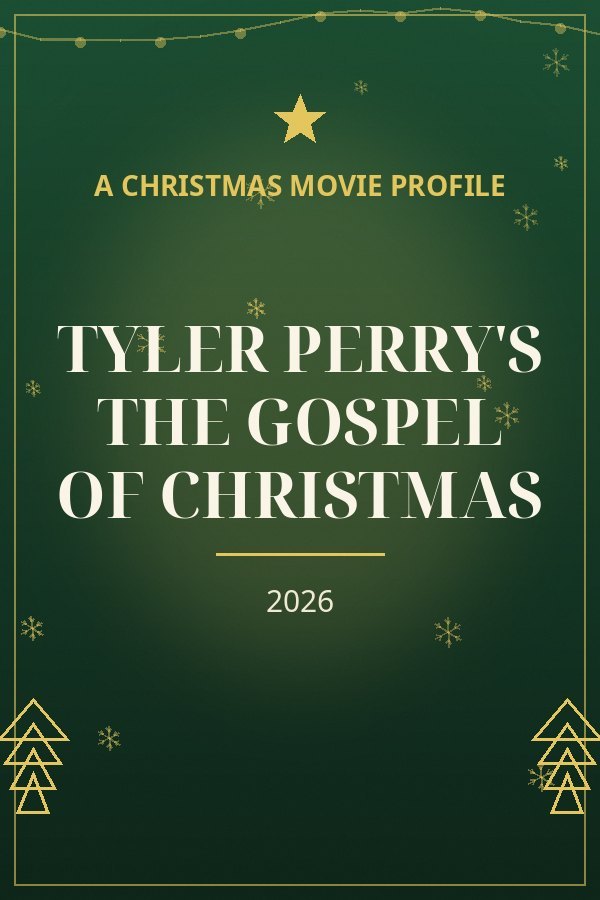 Tyler Perry's The Gospel of Christmas — designed title card art