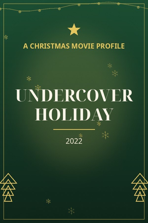 Undercover Holiday — designed title card art