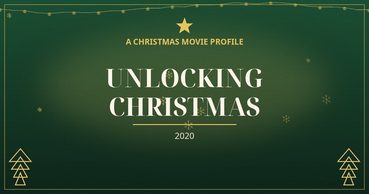 Unlocking Christmas — original designed title card art