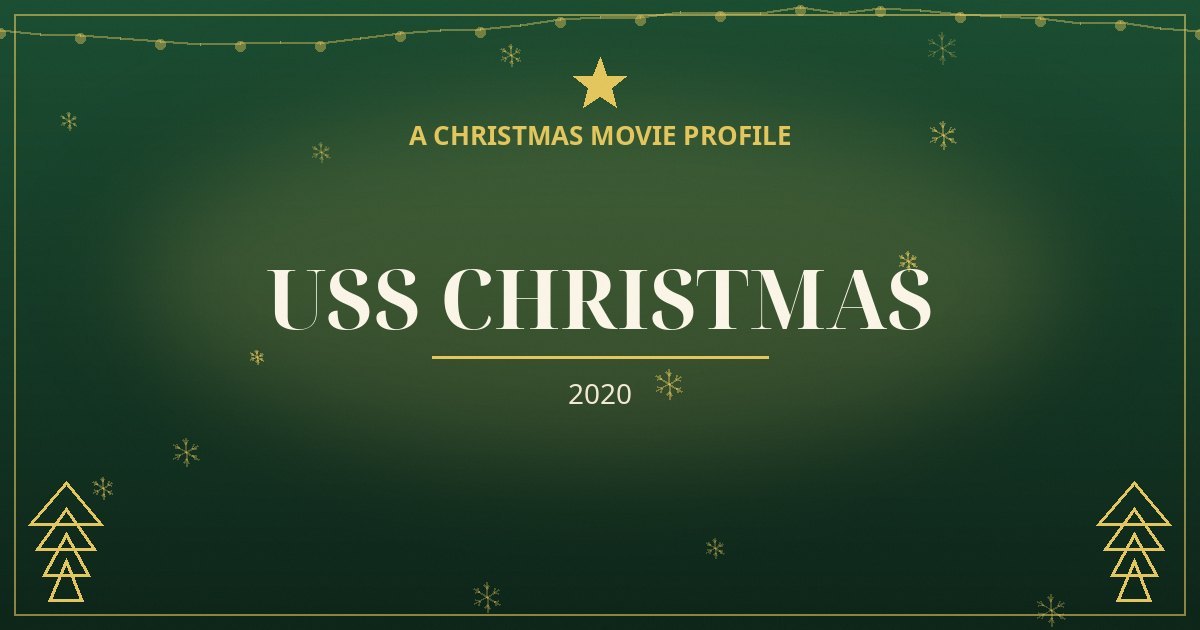 USS Christmas — original designed title card art
