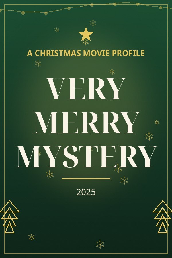 Very Merry Mystery — designed title card art