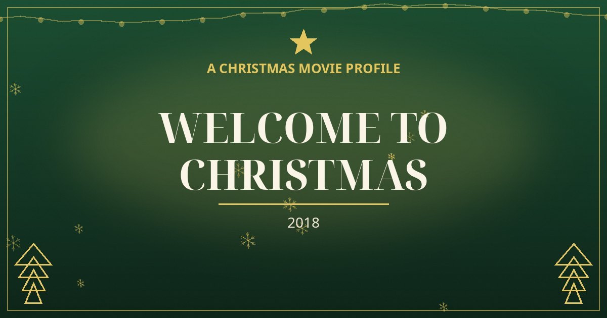 Welcome to Christmas — original designed title card art