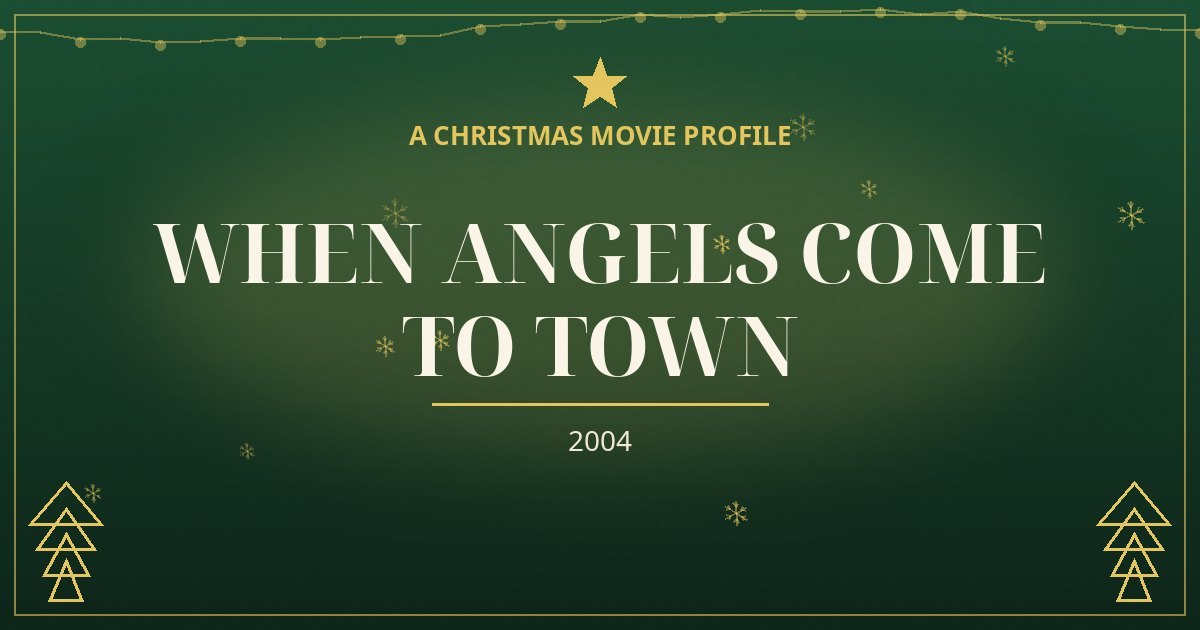 When Angels Come to Town — original designed title card art