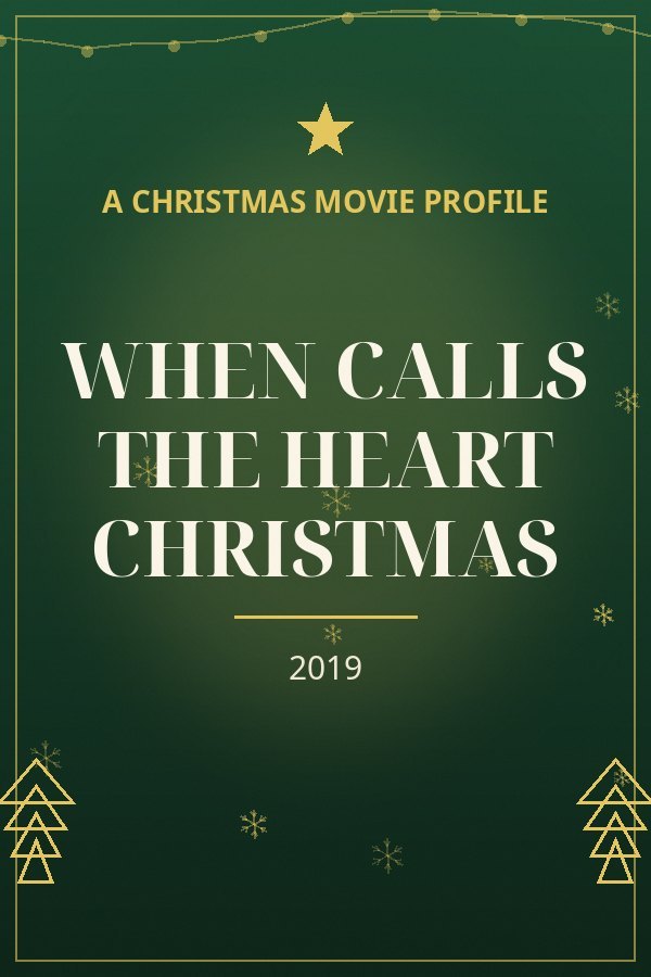 When Calls the Heart Christmas — designed title card art