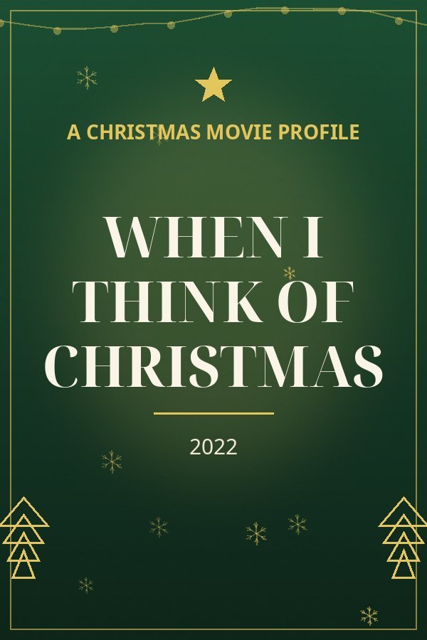 When I Think of Christmas — designed title card art