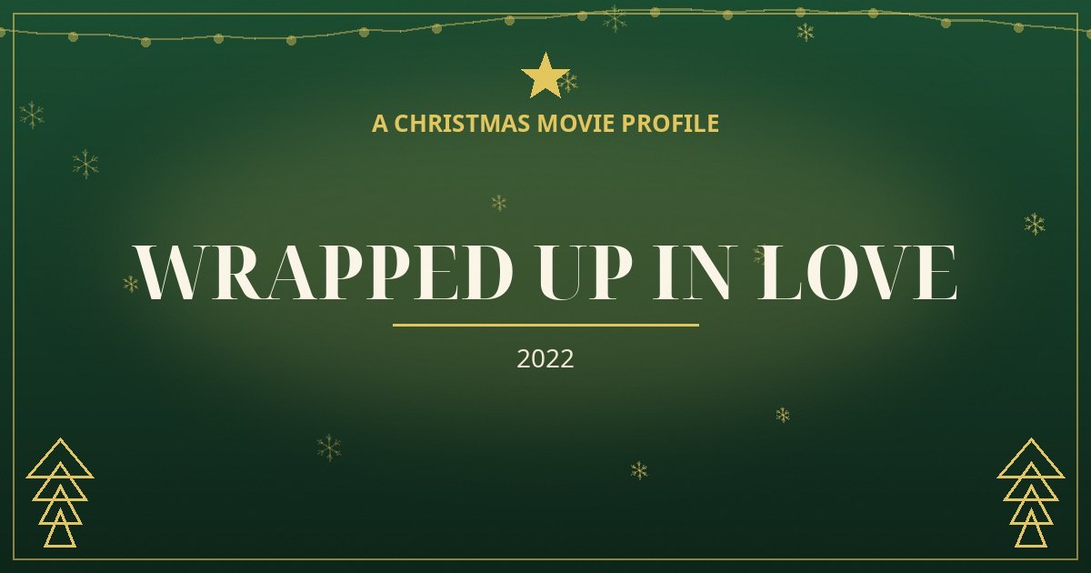 Wrapped Up in Love — original designed title card art