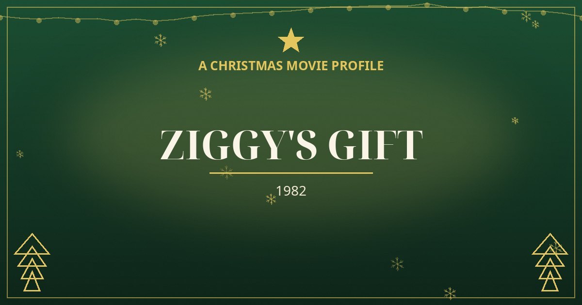 Ziggy's Gift — original designed title card art