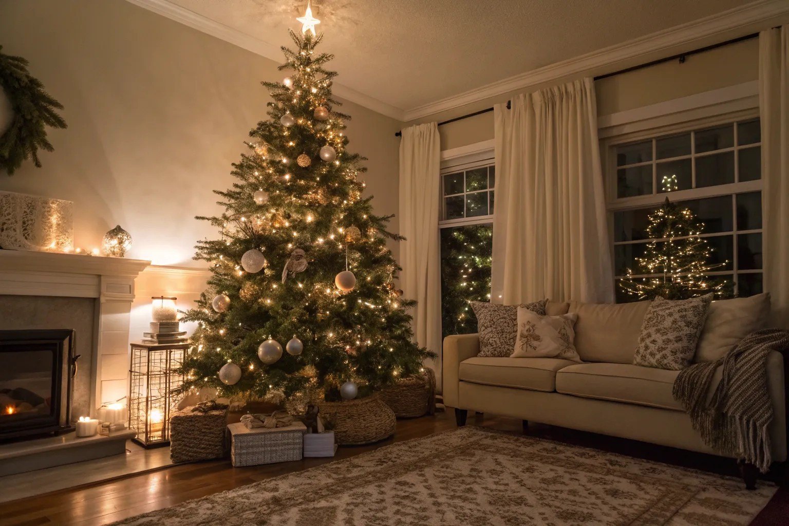 The Finest Artificial Christmas Trees — designed cover card