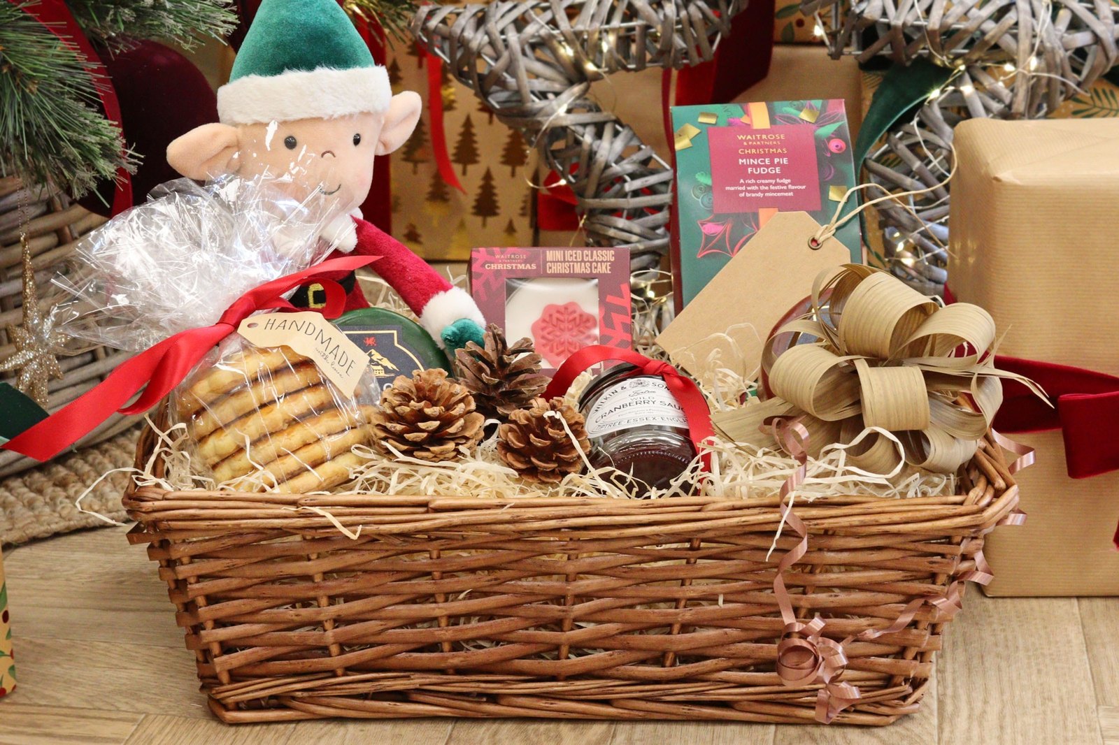 Fine Christmas Hampers & Gourmet Food Gifts — designed cover card