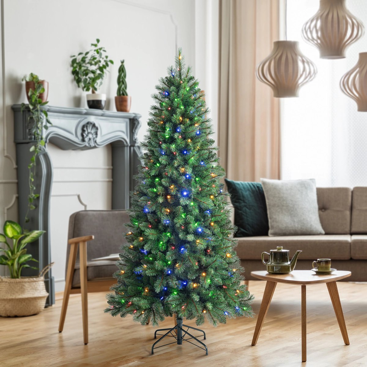 Pre-Lit Artificial Christmas Trees
