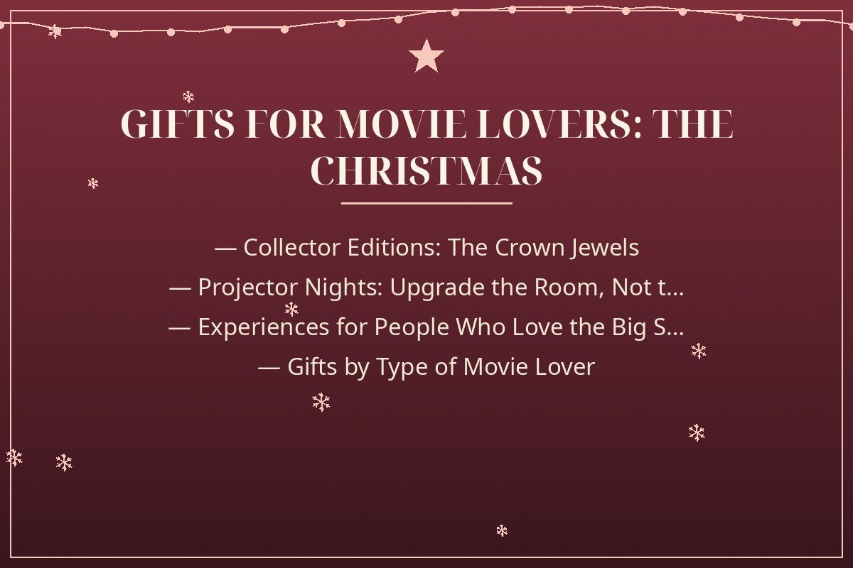 Gifts for Movie Lovers: The Christmas Edition