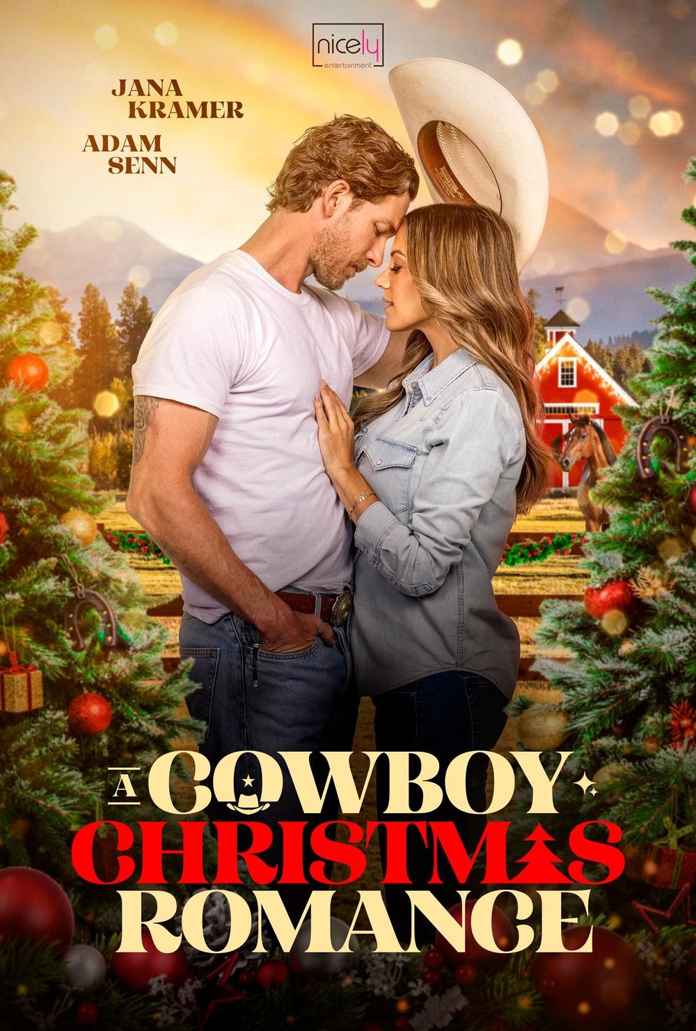 A Cowboy Christmas Romance — official movie poster