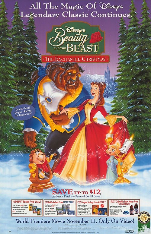 Beauty and the Beast: The Enchanted Christmas — official movie poster