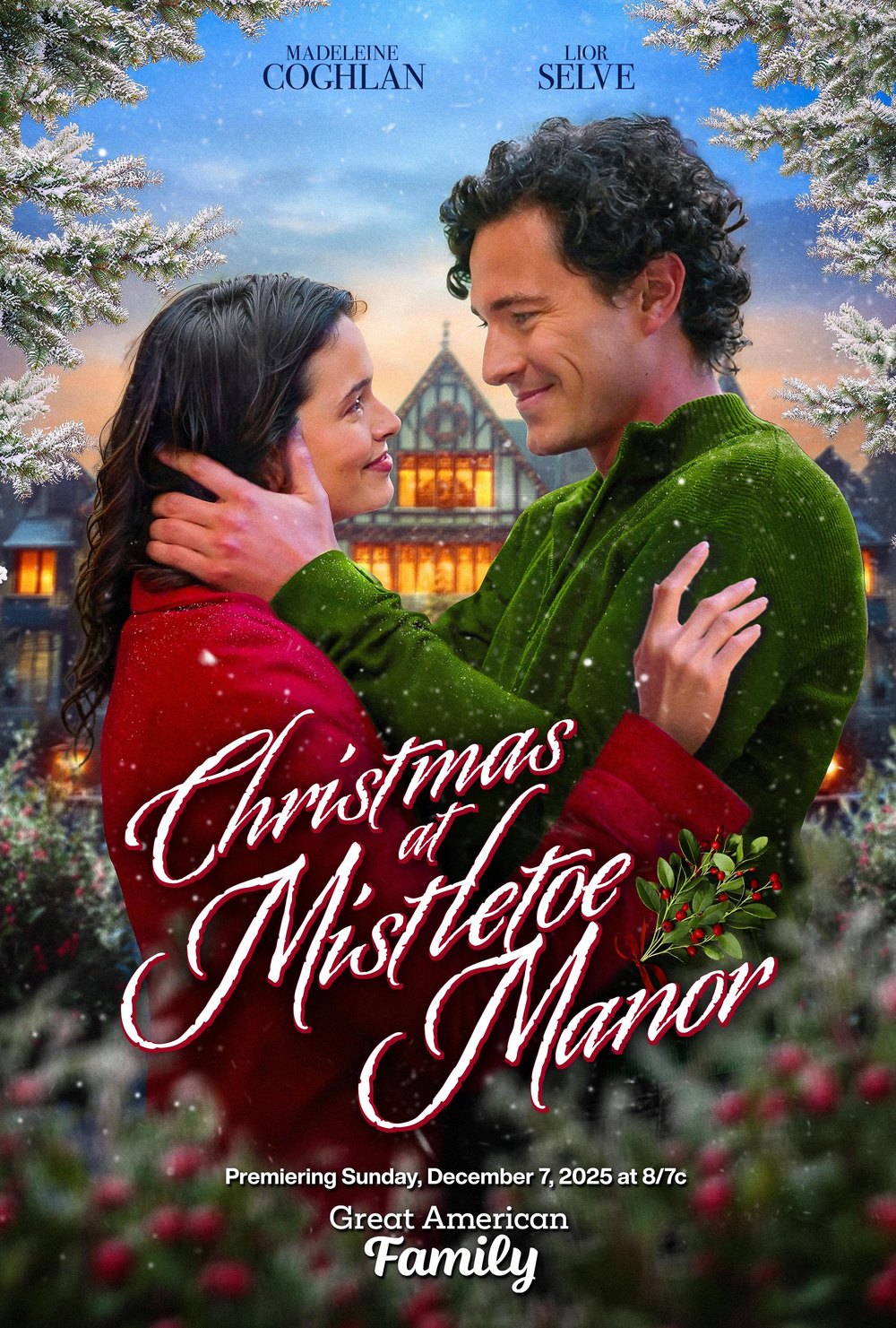 Christmas at Mistletoe Manor — official movie poster