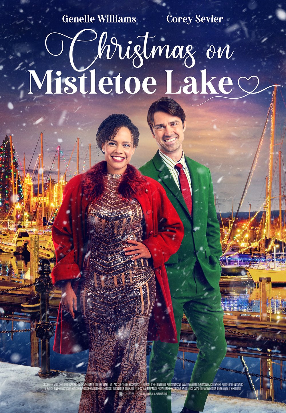 Christmas on Mistletoe Lake — official movie poster