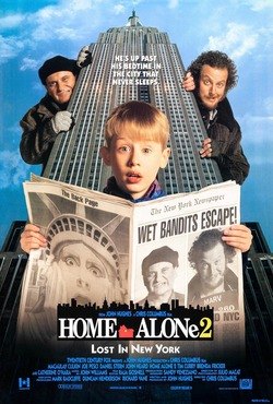 Home Alone 2: Lost in New York (1992) — official movie poster