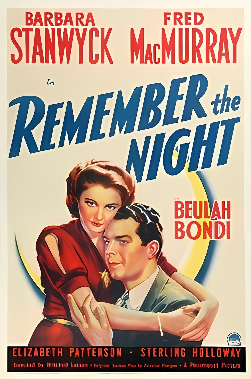 Remember the Night (1940) — official movie poster
